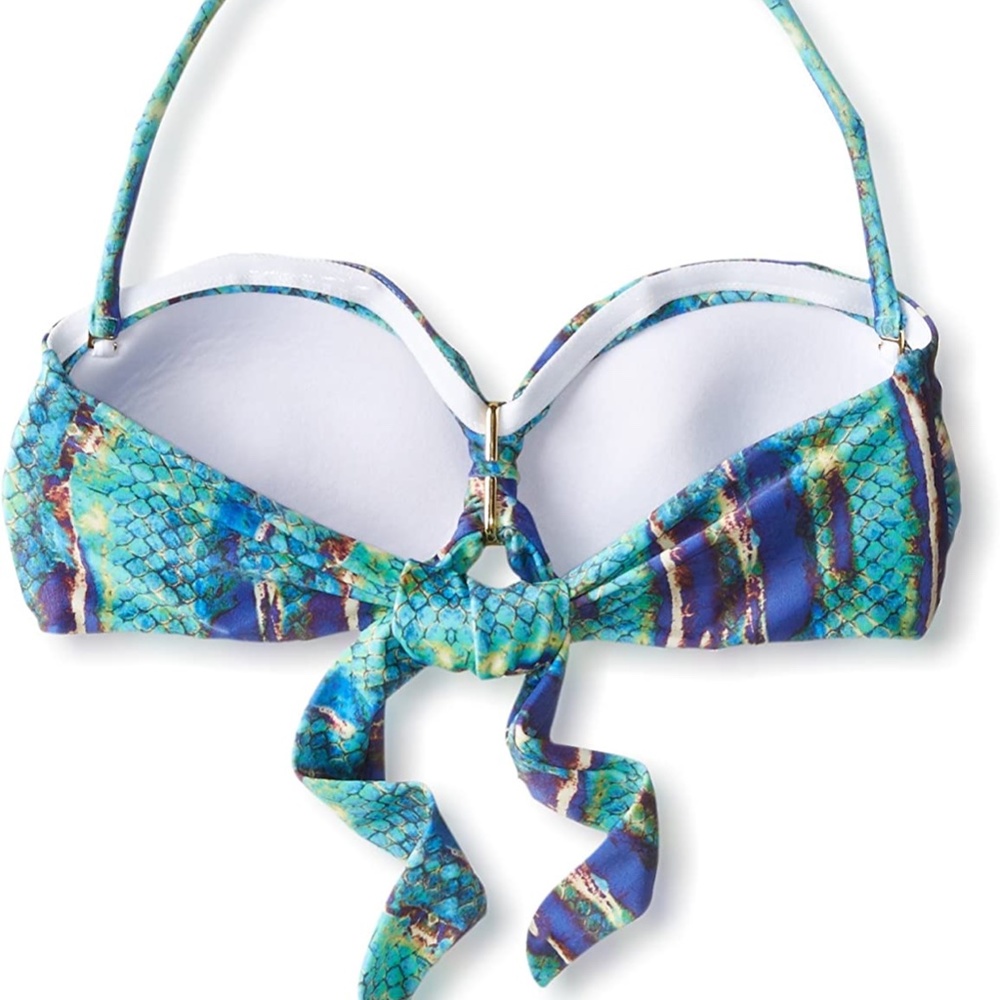 ViX Women's Stone Carmen Bandeau Bikini Top - Picture 2 of 6